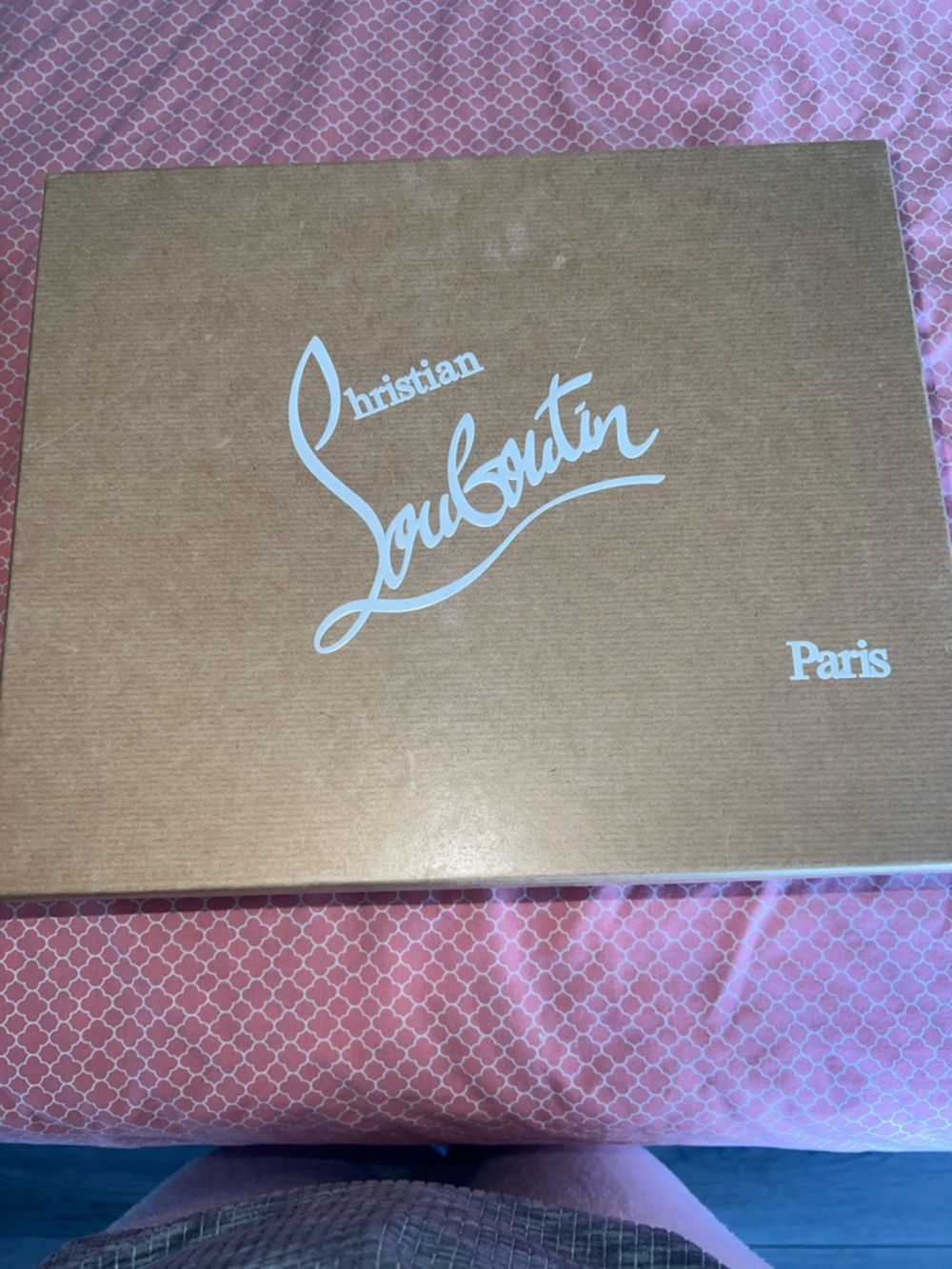 Christian Louboutin Brown Box with White Logo(2) box’s